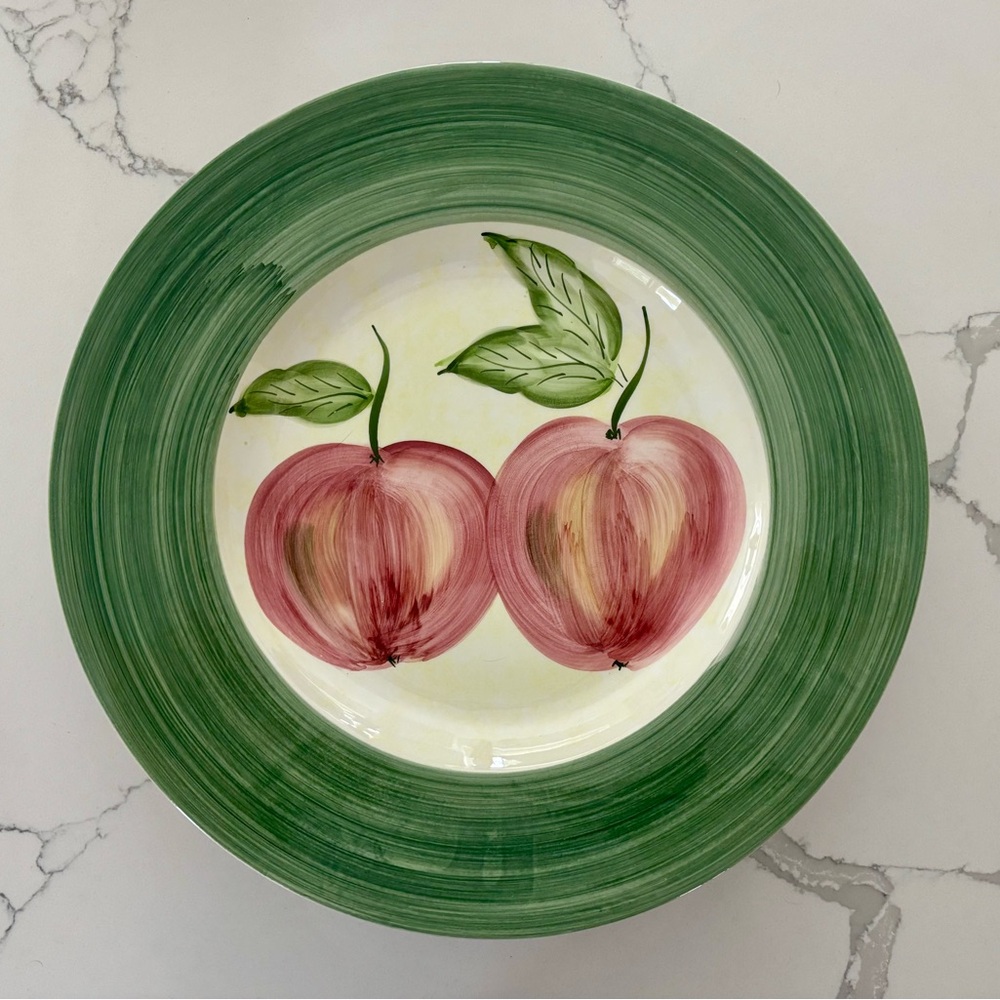 Hand-Painted Ceramic Serving Platter